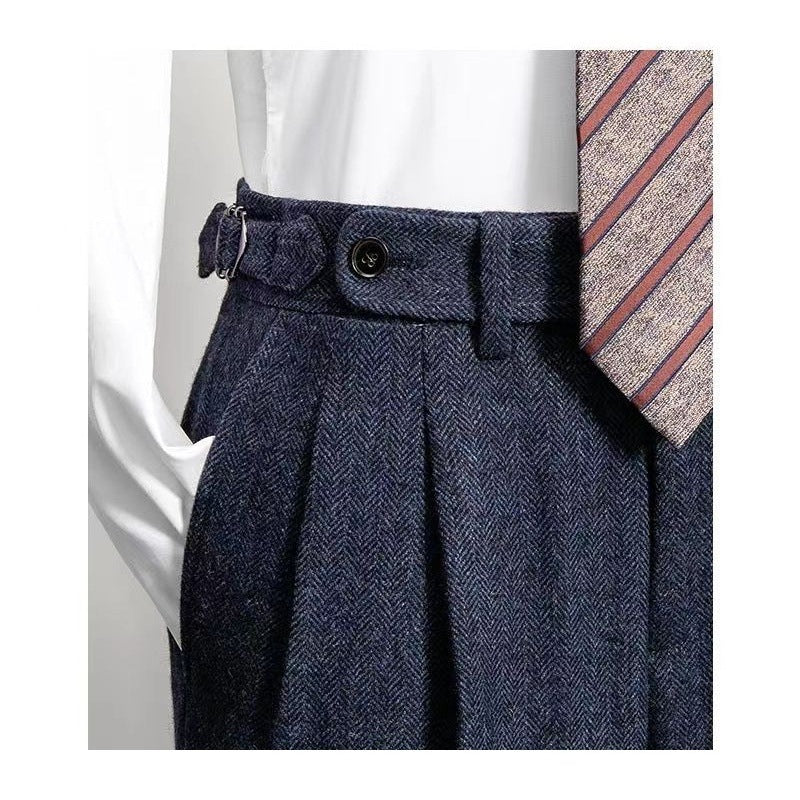 Men's Vintage Style Casual Trousers