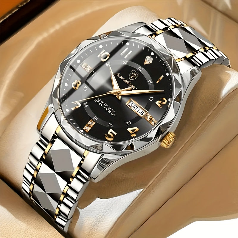 Men's Waterproof Multifunctional Titanium Sports Watch