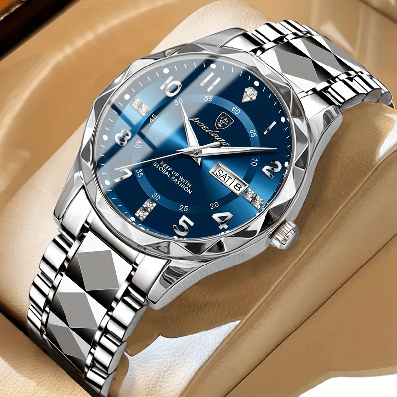 Men's Waterproof Multifunctional Titanium Sports Watch