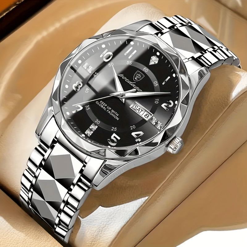 Men's Waterproof Multifunctional Titanium Sports Watch