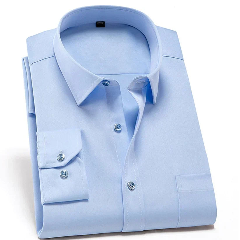 Men's Wrinkle-Free Stretch Comfort Shirt in Modern Fit