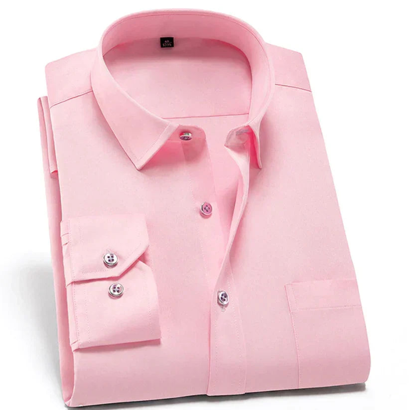 Men's Wrinkle-Free Stretch Comfort Shirt in Modern Fit