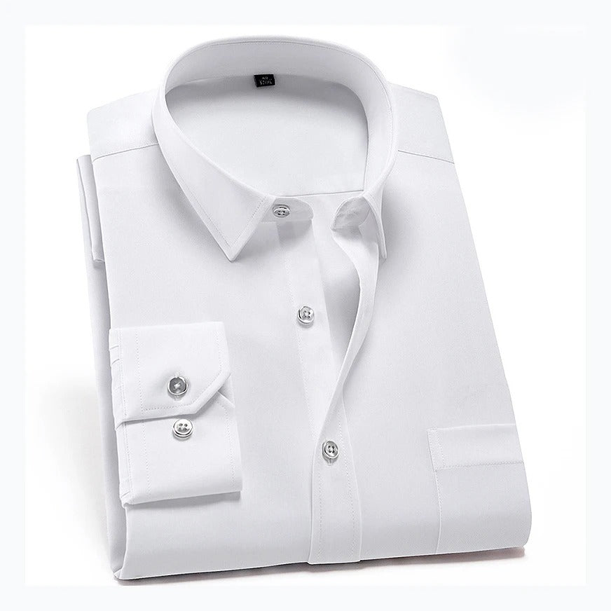 Men's Wrinkle-Free Stretch Comfort Shirt in Modern Fit