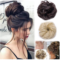 Messy Bun Fake Hair Scrunchie