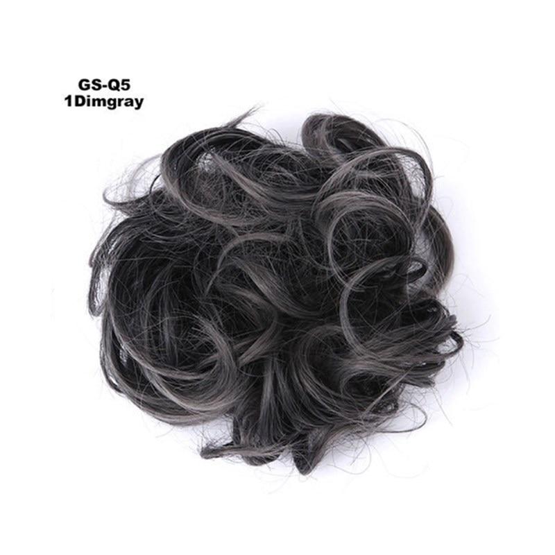 Messy Bun Fake Hair Scrunchie