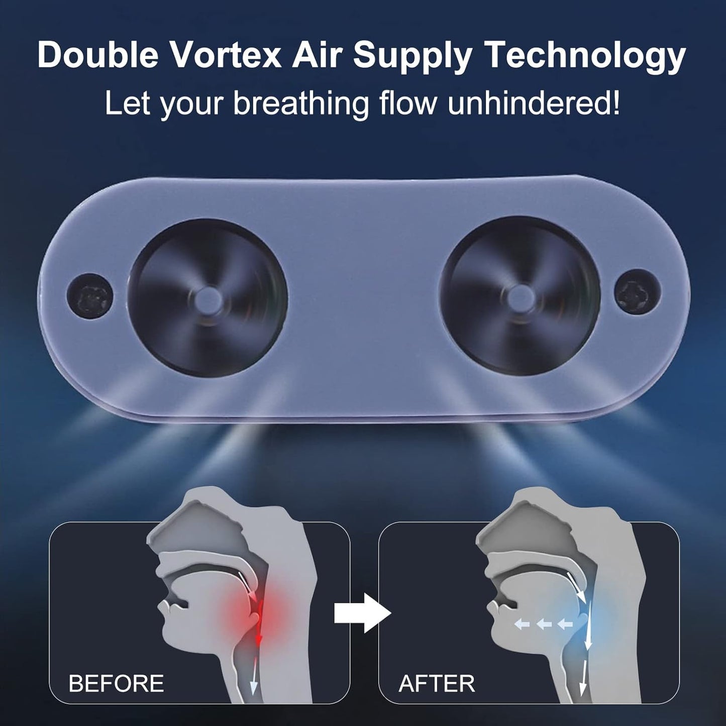 Micro CPAP Sleep Apnea Device - Anti-Snoring