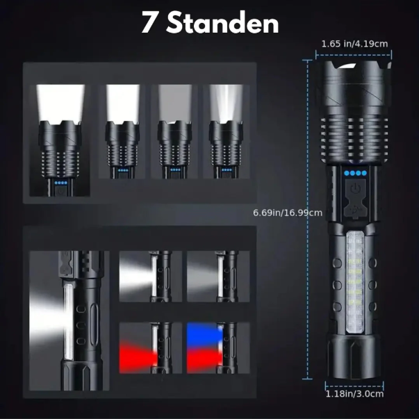 Military Flashlight - 5000 Lumens & Waterproof