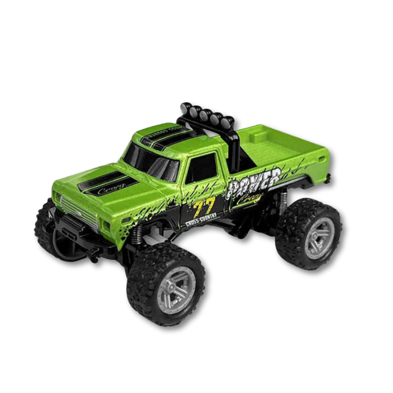 Mini RC Monster Truck with LED Lights