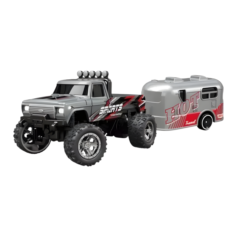 Mini RC Monster Truck with LED Lights