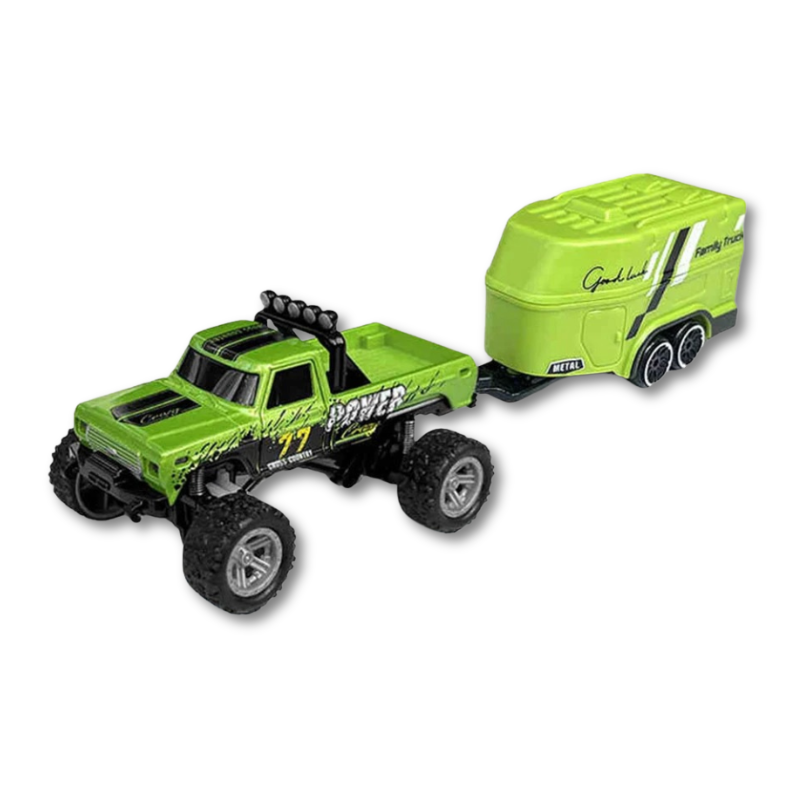 Mini RC Monster Truck with LED Lights