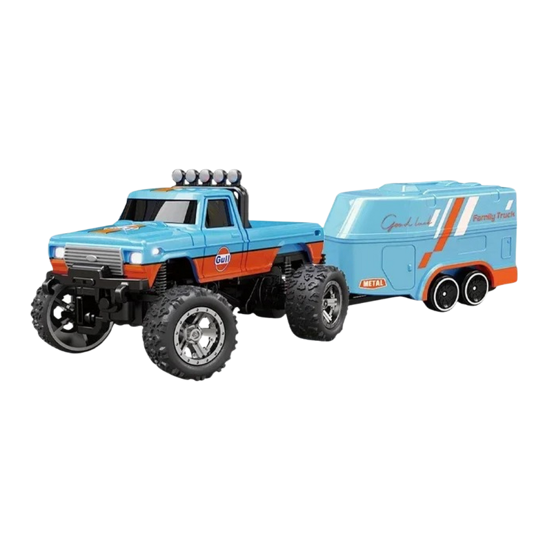 Mini RC Monster Truck with LED Lights
