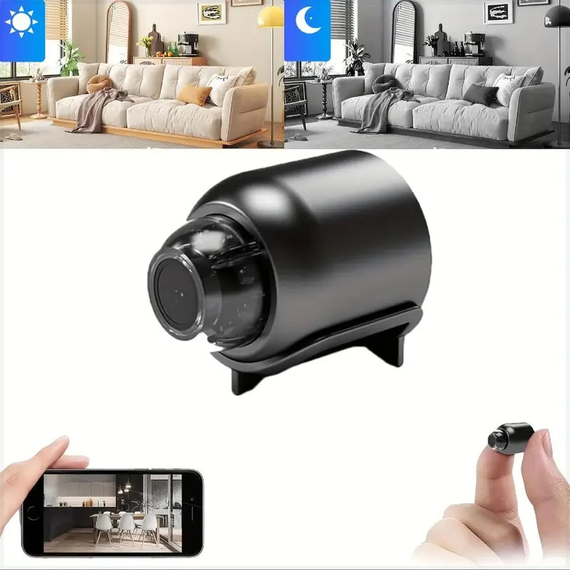 Mini Wireless Spy Camera - Secure HD Monitoring