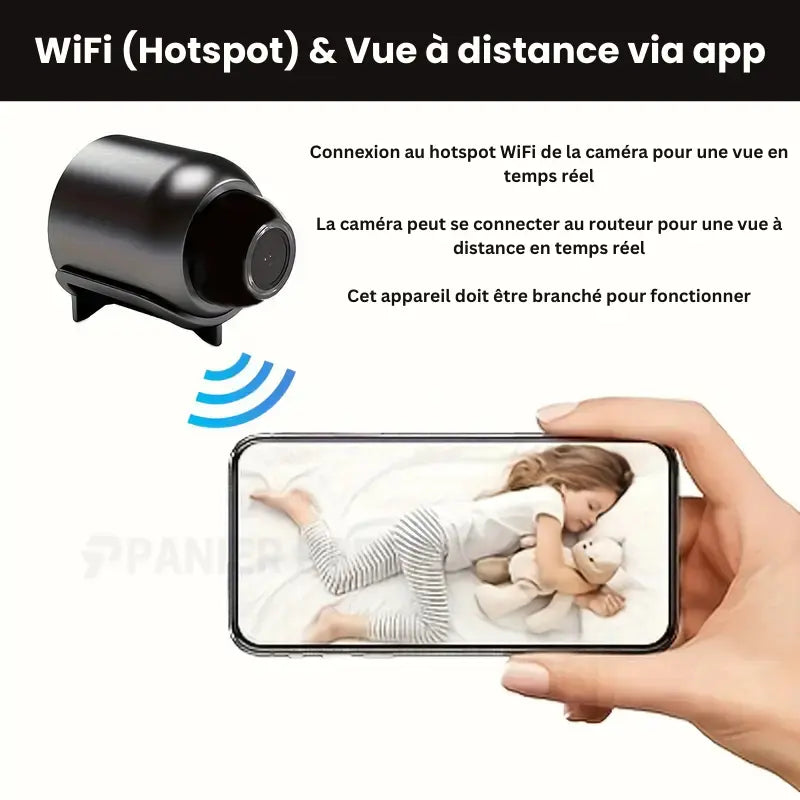 Mini Wireless Spy Camera - Secure HD Monitoring