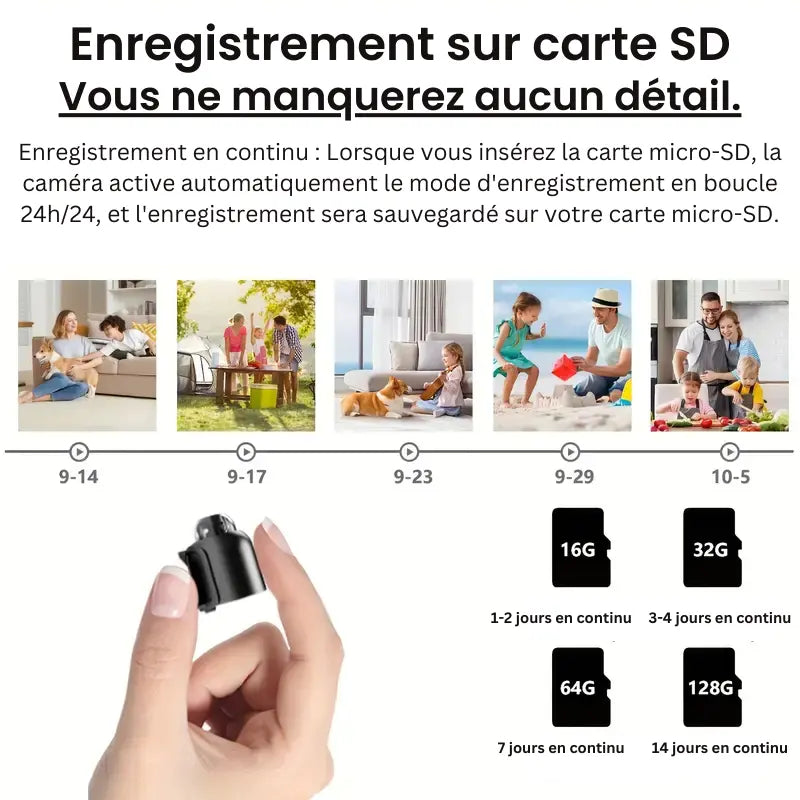 Mini Wireless Spy Camera - Secure HD Monitoring