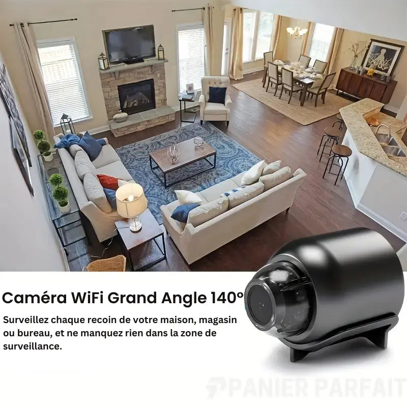 Mini Wireless Spy Camera - Secure HD Monitoring