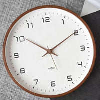 Minimalist Wooden Wall Clock