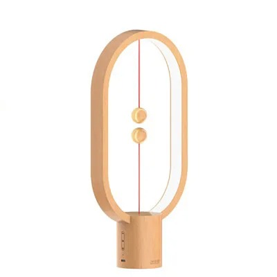 Modern Balance Table Lamp with Floating Switch Design