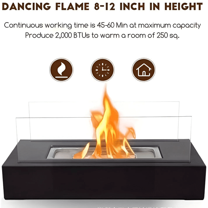 Modern Bioethanol Table Fireplace