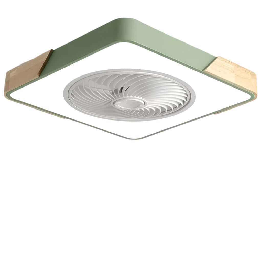 Modern Bladeless Ceiling Fan with LED Light & Remote