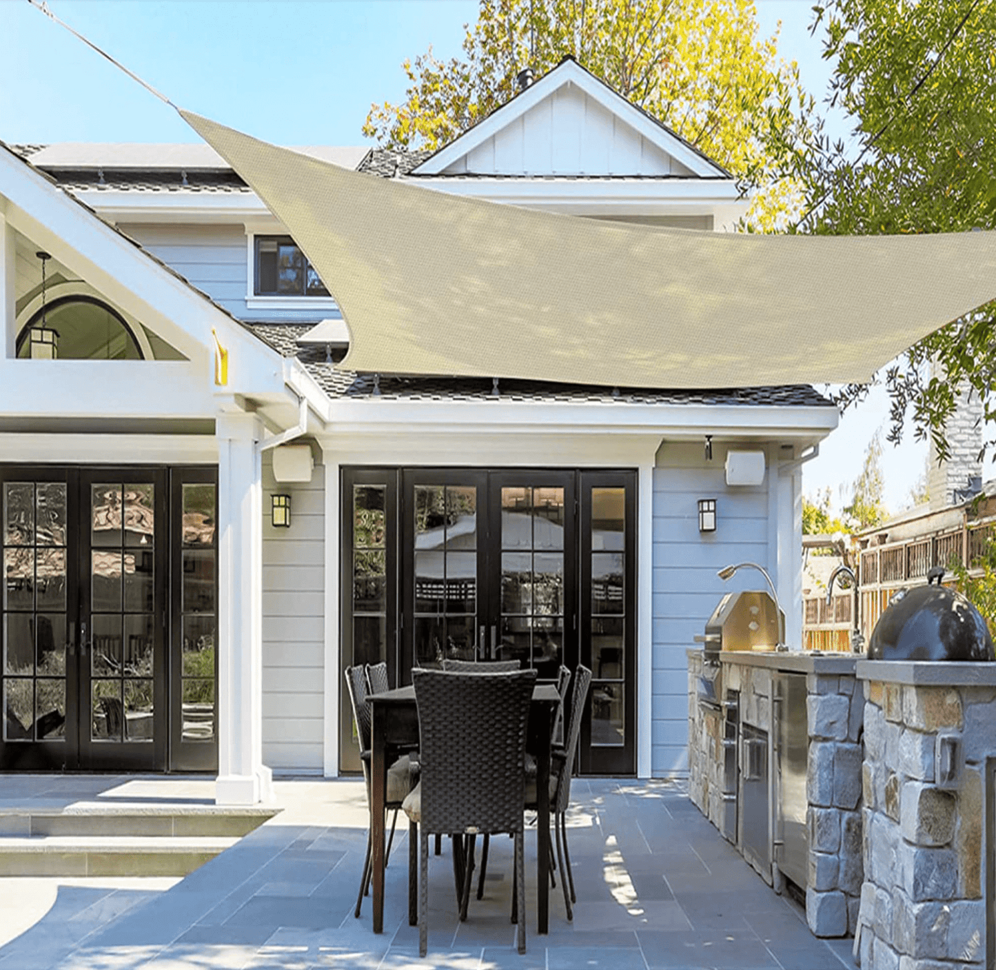 Modern design harmoniously combines style and protection