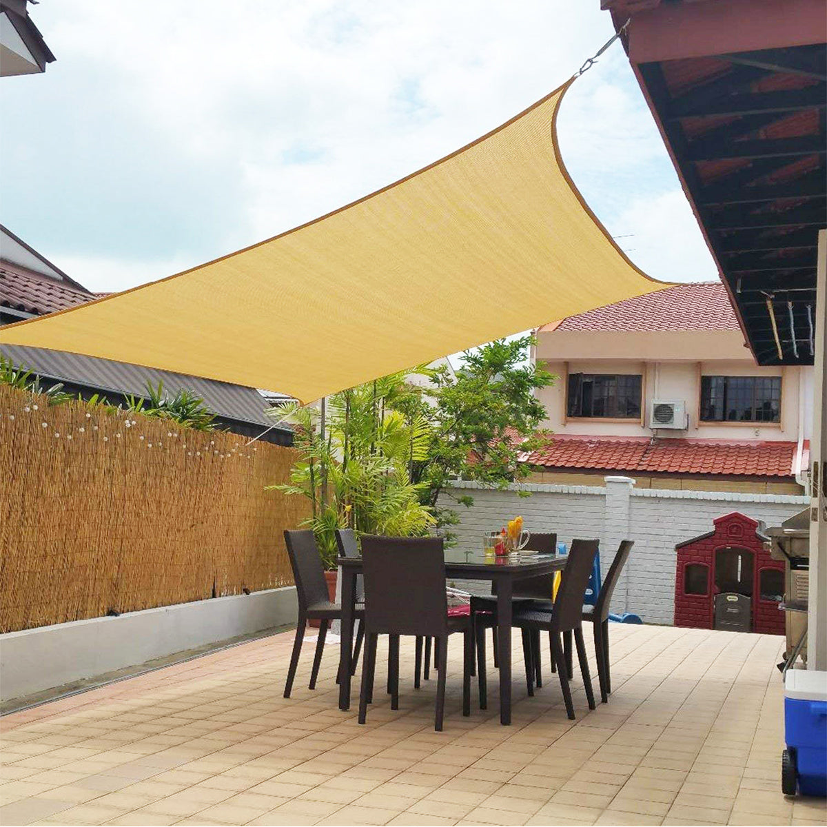 Modern design harmoniously combines style and protection