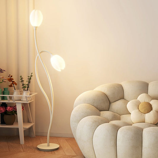 Modern Flower Floor Lamp with G9 Socket