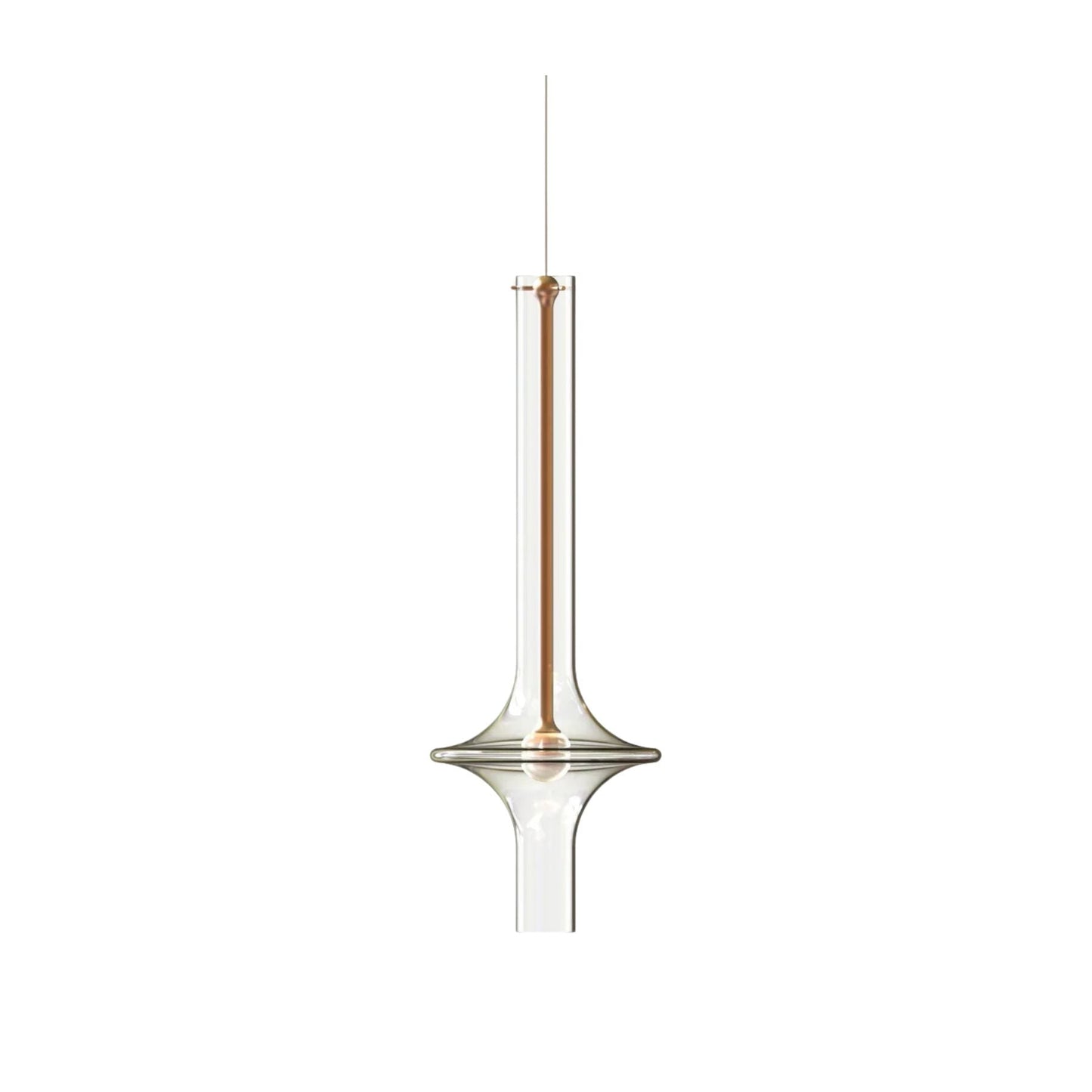 Modern LED Pendant Lamp with Glass and Iron – Adjustable Color Temperature, Ideal for Kitchen and Dining Room