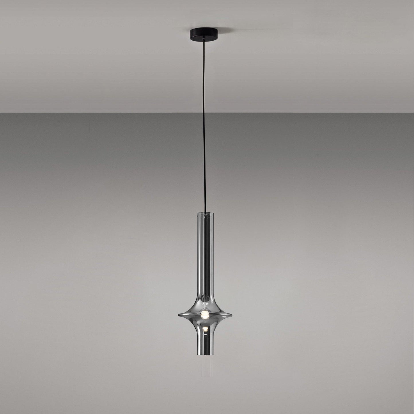 Modern LED Pendant Lamp with Glass and Iron – Adjustable Color Temperature, Ideal for Kitchen and Dining Room