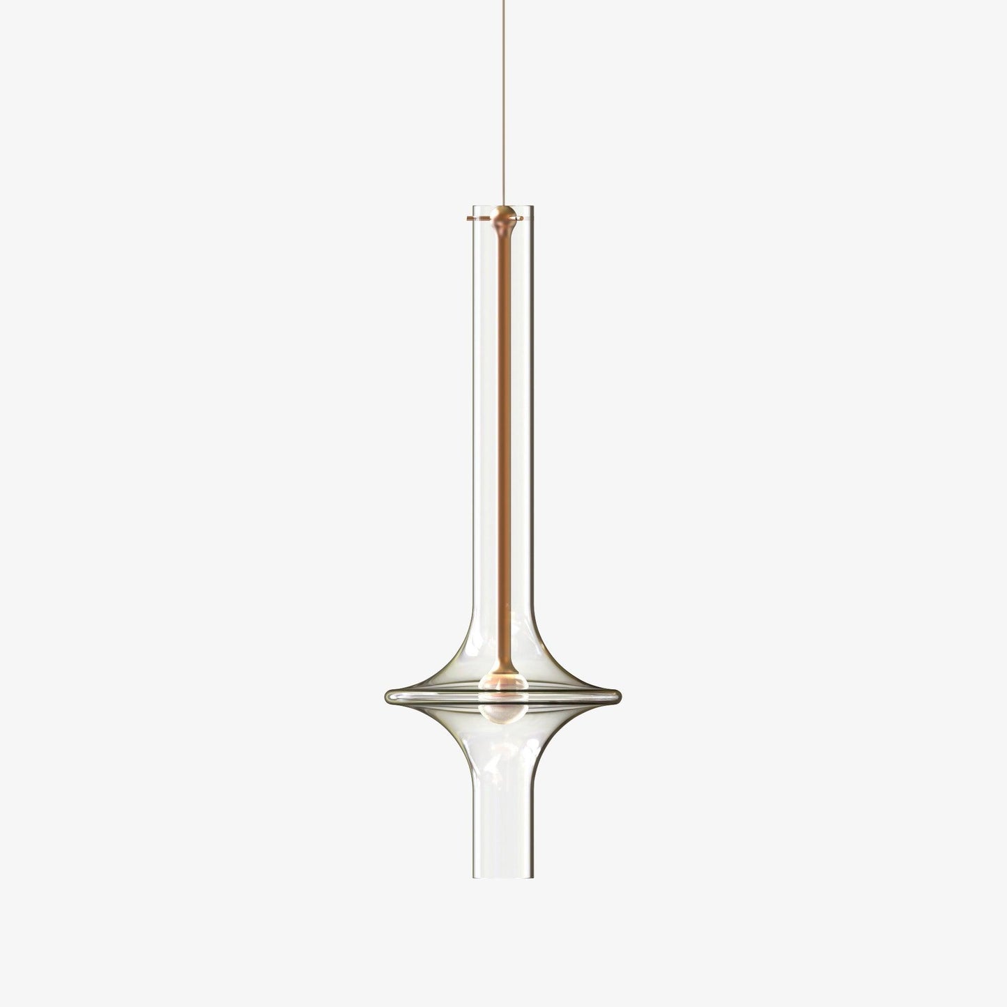 Modern LED Pendant Lamp with Glass and Iron – Adjustable Color Temperature, Ideal for Kitchen and Dining Room