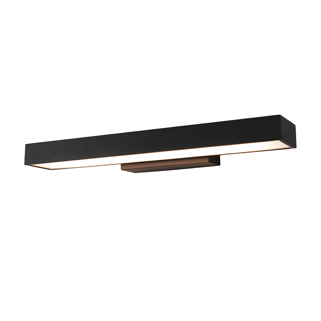 Modern LED Wall Lamp with Motion Sensor and Black Housing
