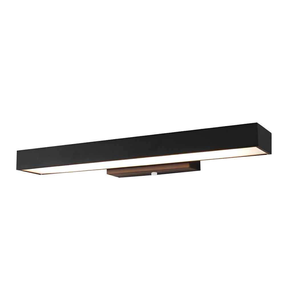 Modern LED Wall Lamp with Motion Sensor and Black Housing