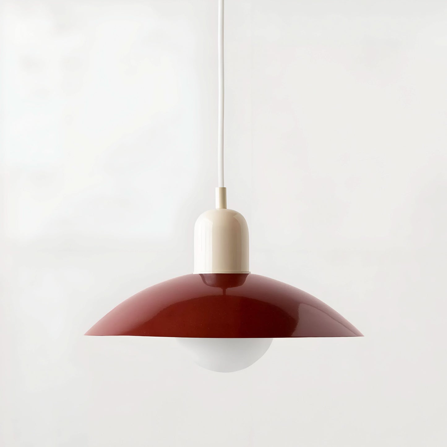 Modern Macaron Bauhaus Pendant Light – Iron Shade