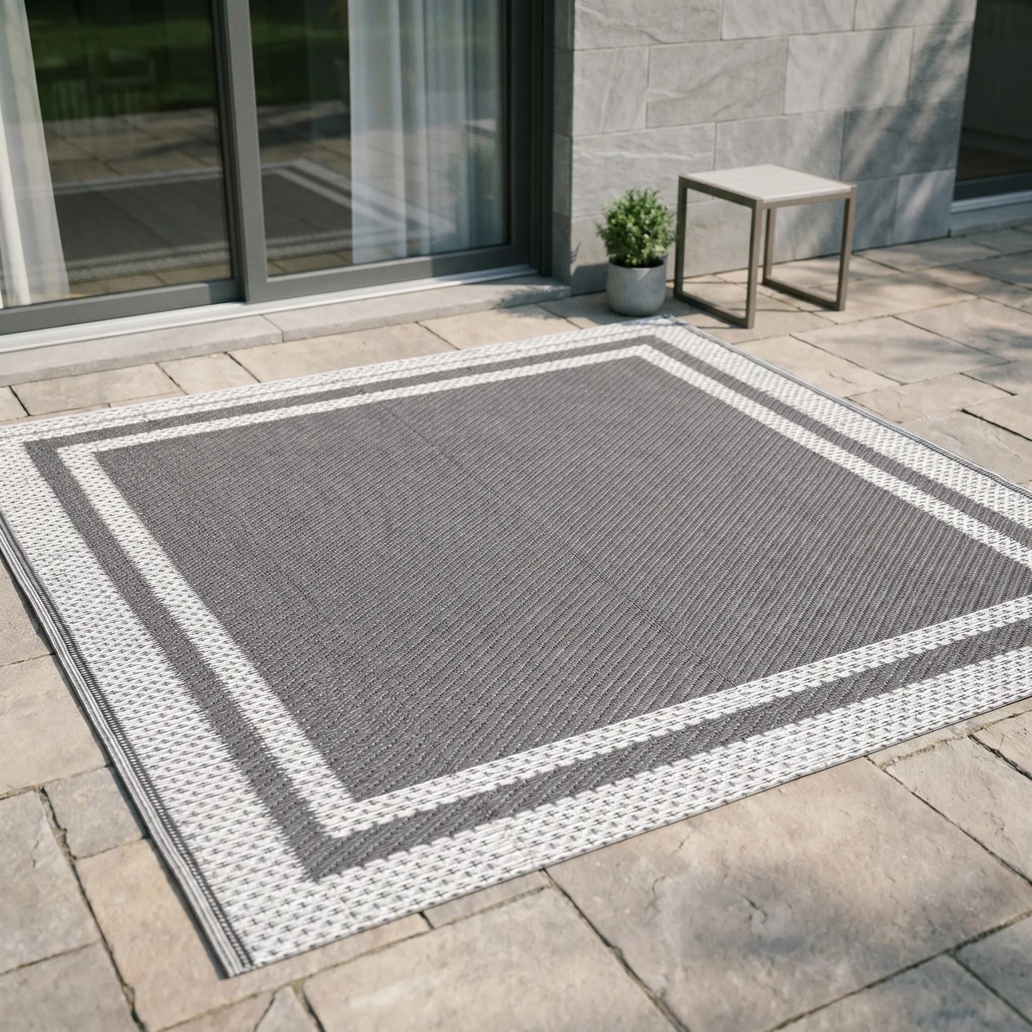 Modern Outdoor Rectangular Mat