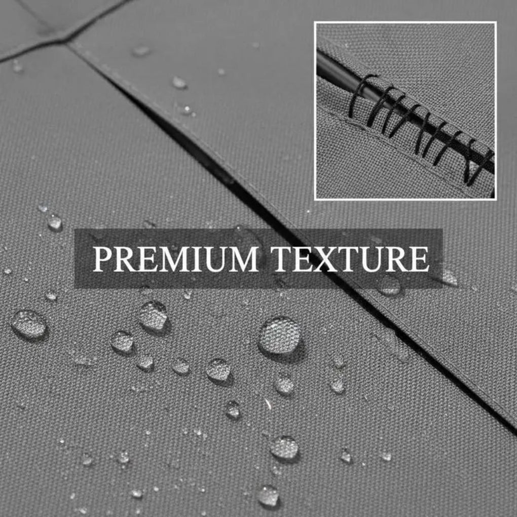 Modern Outdoor Sun Shade Parasol with Easy Crank Opening System
