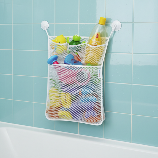 Mold-Free Bath Toy Organizer Storage Net