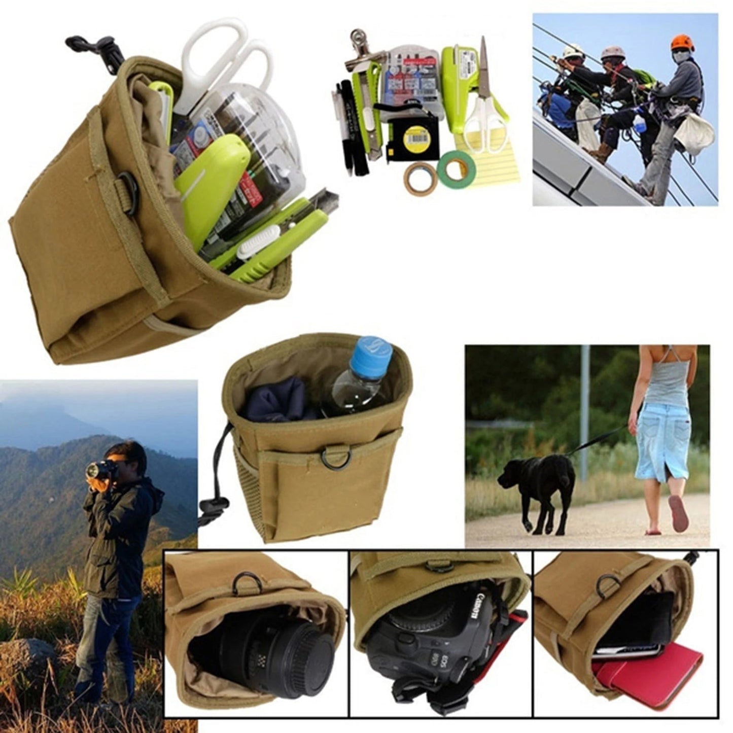 MOLLE Tactical Dump Pouch for Outdoor Utility & Gear Storage