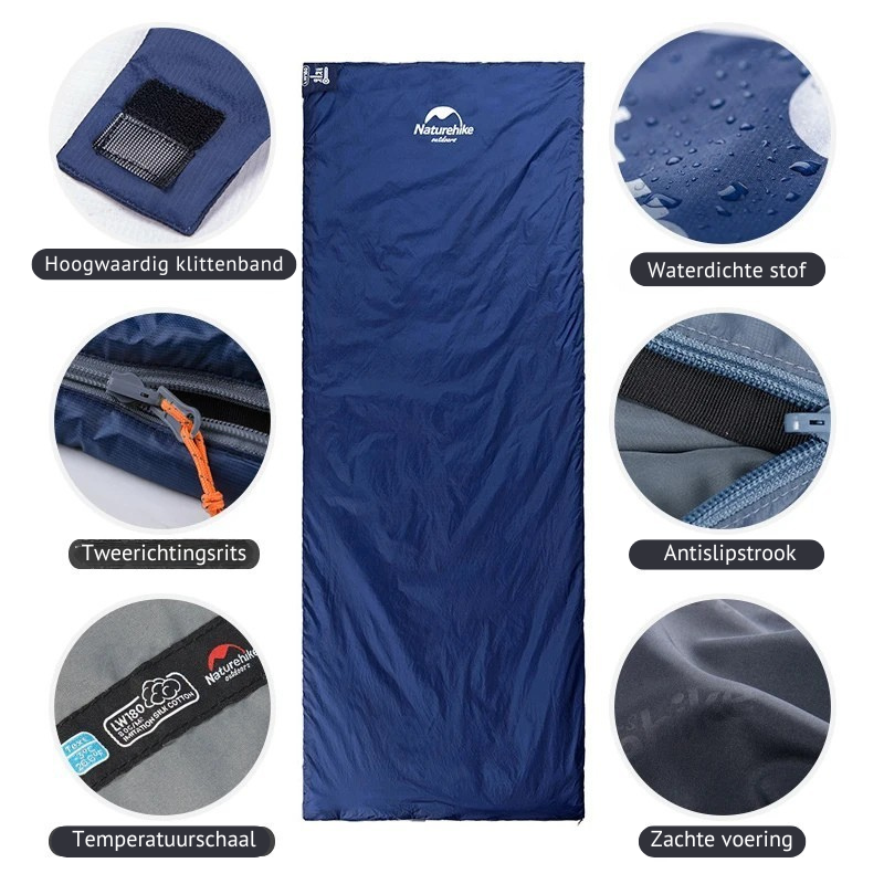 Mubil Naturehike - Compact Sleeping Bag Green | Lightweight & Warm