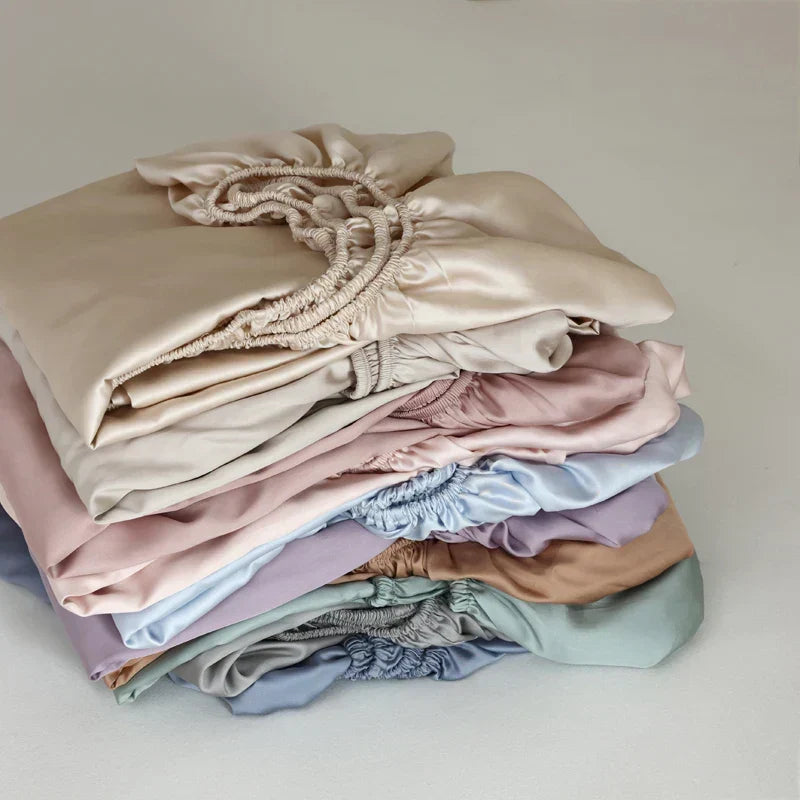 Mulberry Silk Bed Sheet | Breathable | Hypoallergenic | Luxury Bedding for Your Home