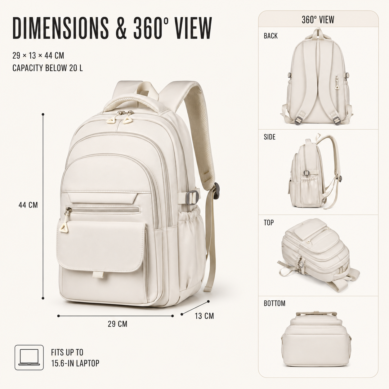 Multi Layer Oxford Backpack