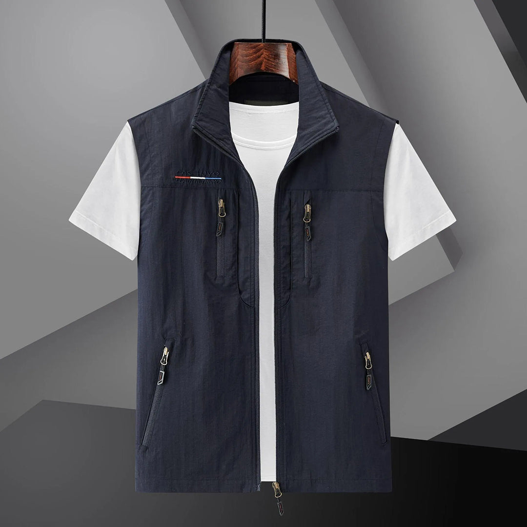 Multi-Pocket Utility Summer Travel Vest