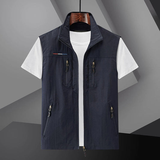 Multi-Pocket Utility Summer Travel Vest