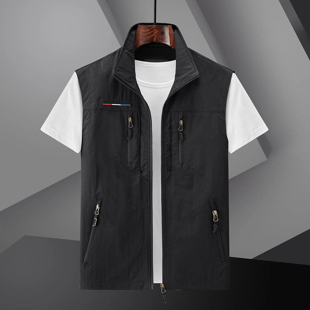 Multi-Pocket Utility Summer Travel Vest