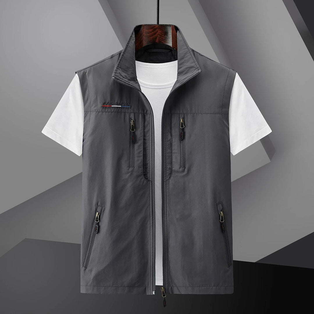 Multi-Pocket Utility Summer Travel Vest