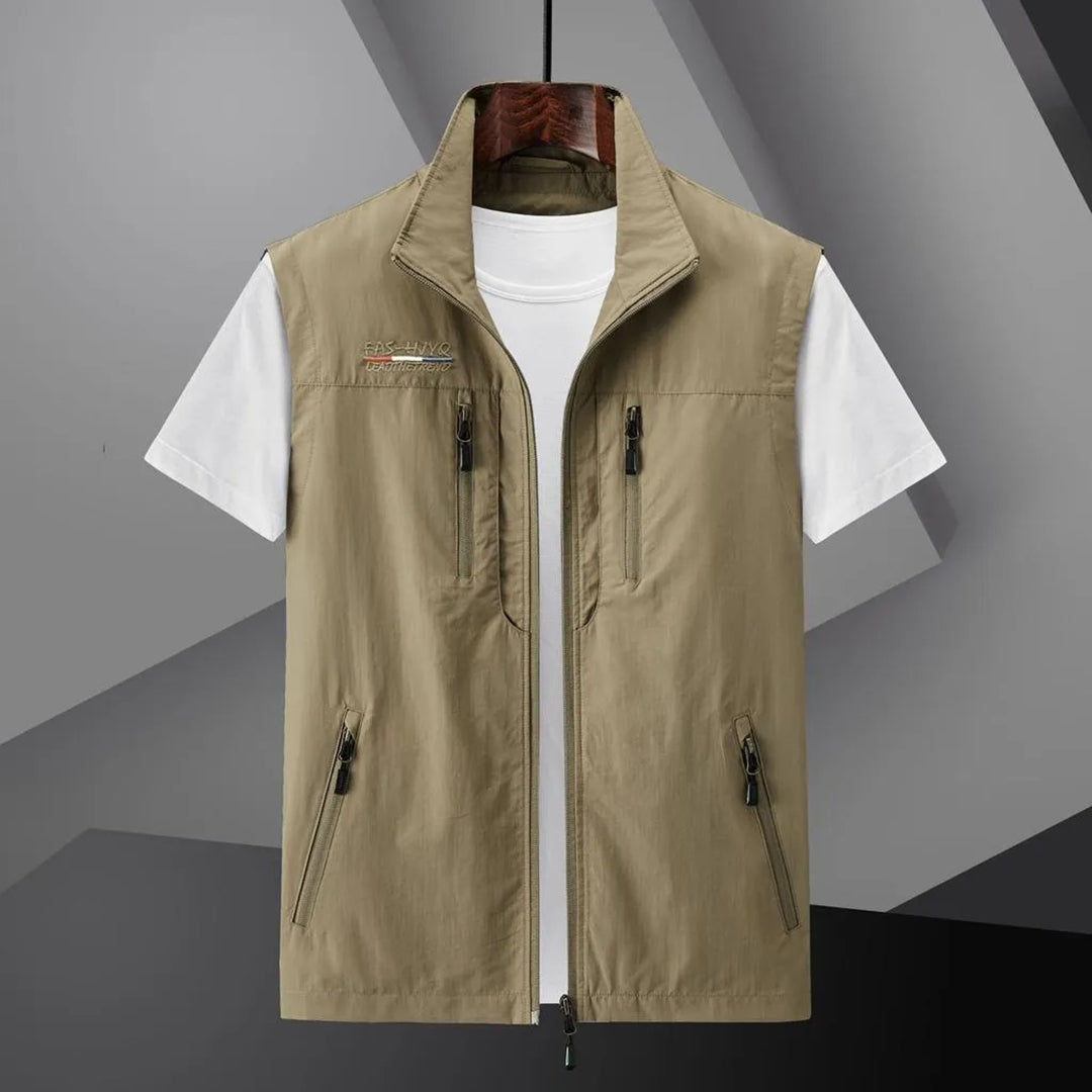 Multi-Pocket Utility Summer Travel Vest
