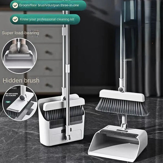 Multifunctional Broom Set - 3-in-1 Cleaning - Ergonomic