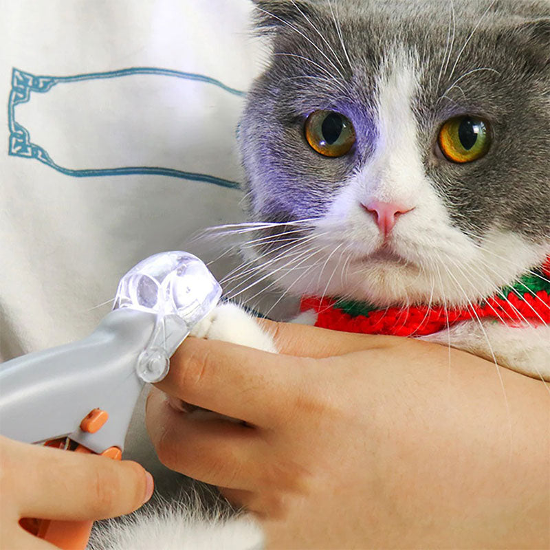 Nail Clipper for Dogs & Cats with LED & Sensor