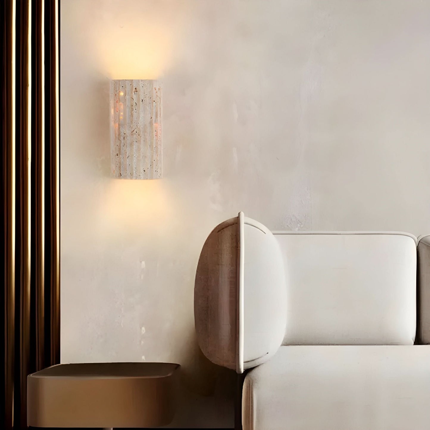 Natural Stone LED Wall Sconce Light