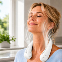 Neck Fan™ - Portable Rechargeable Neck Fan for Direct Cooling!