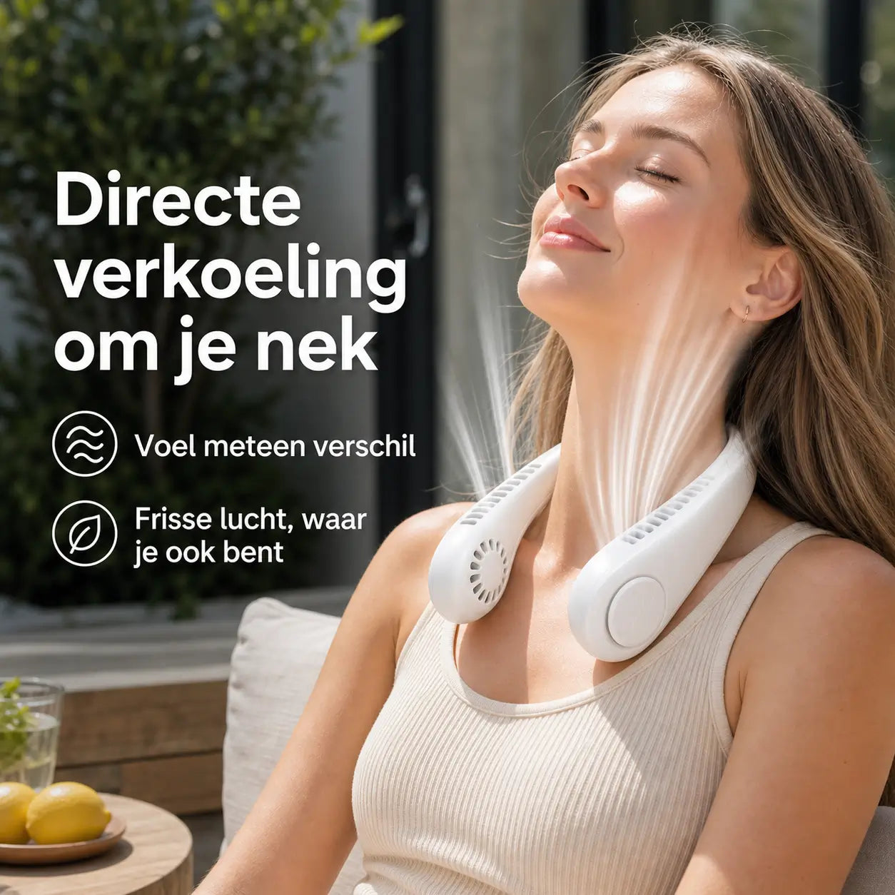 Neck Fan™ - Portable Rechargeable Neck Fan for Direct Cooling!
