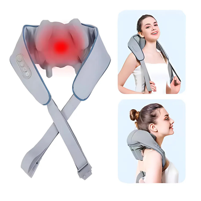 Neck Massager: Soothing Heat Relaxing Neck And Shoulder Massager